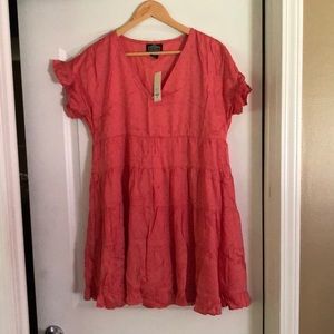 Francesca’s size large Swiss dots swing dress